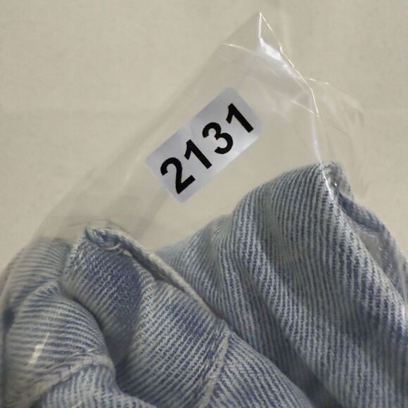 Princess Polly High Rise Straight Leg Light Wash Denim Jeans US 2 - Picture 9 of 9